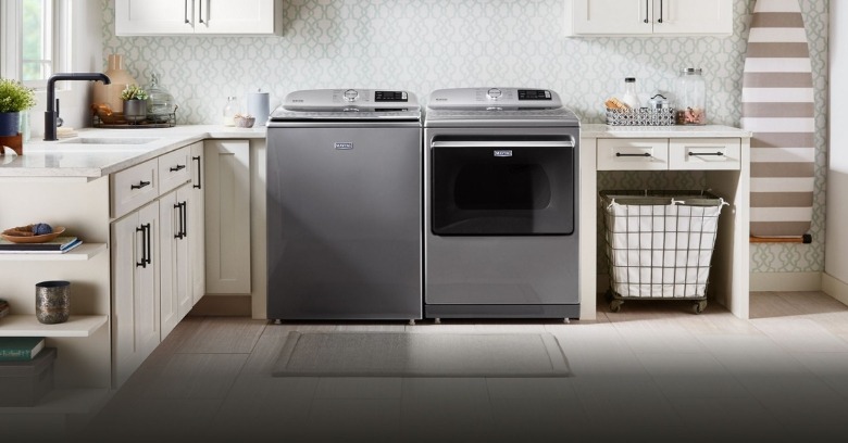 Appliance Fix BCS in College Station, TX - Maytag washer and driver installed in updated laundry room in home